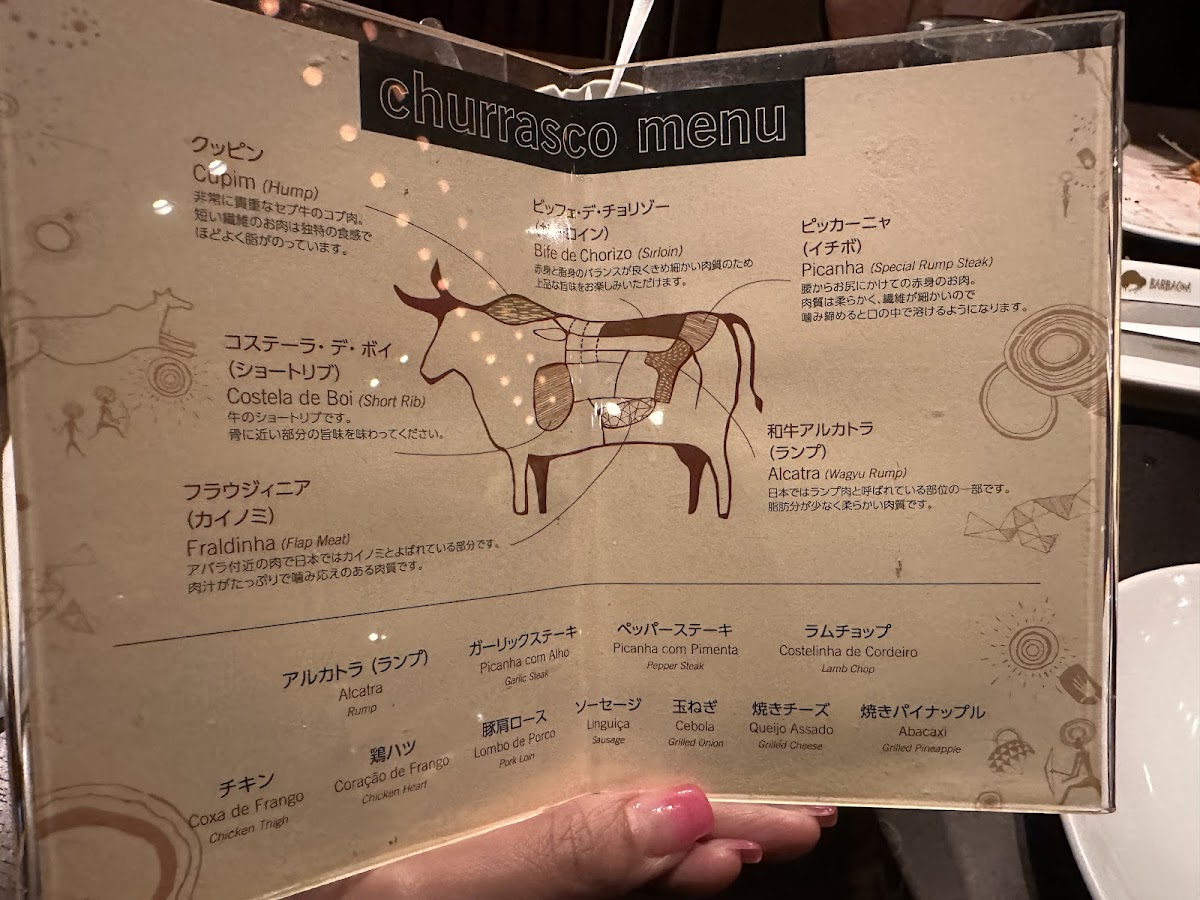 Menu Barbacoa Aoyama Main Branch-7