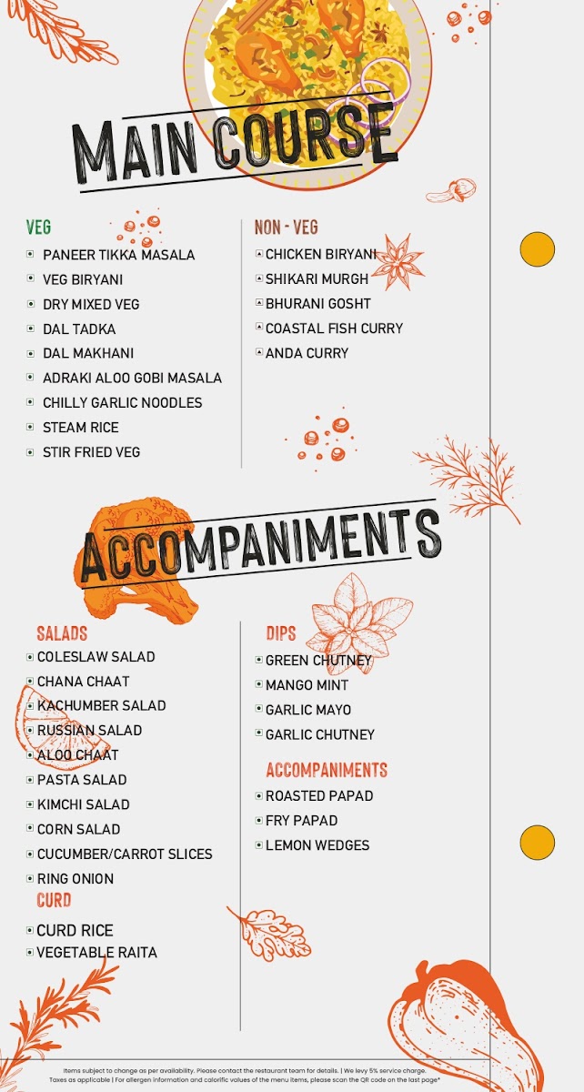 Menu Barbeque Nation - Rajkot - Crystal Mall-1