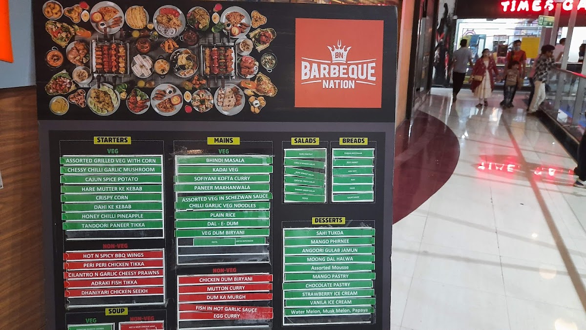 Menu Barbeque Nation - Rajkot - Crystal Mall-7