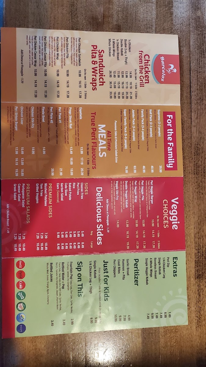 Menu Barcelos Flame Grilled Chicken-1