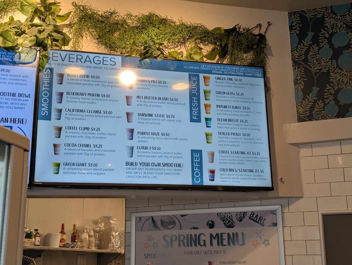 Menu Bare Blends-1