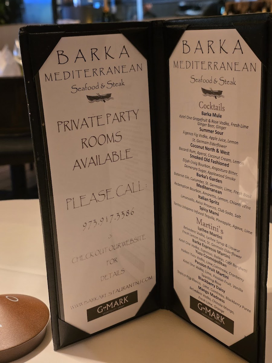 Menu Barka Mediterranean Seafood & Steak-3