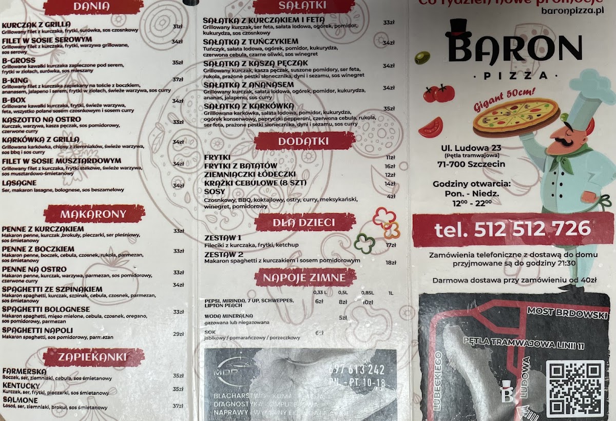 Menu Baron Pizza-1