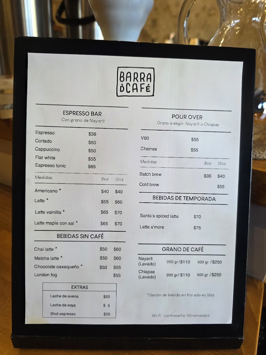 Menu Barra D` Café-1