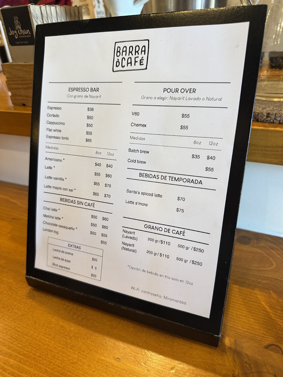 Menu Barra D` Café-2