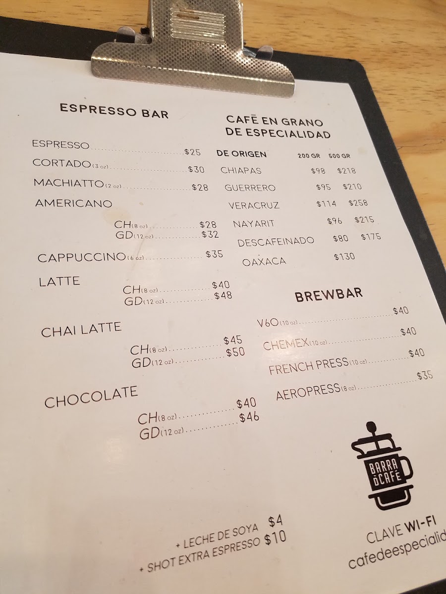 Menu Barra D` Café-6