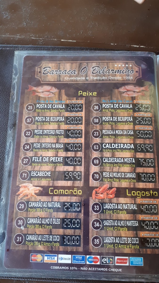 Menu Barraca O Belarmino-5