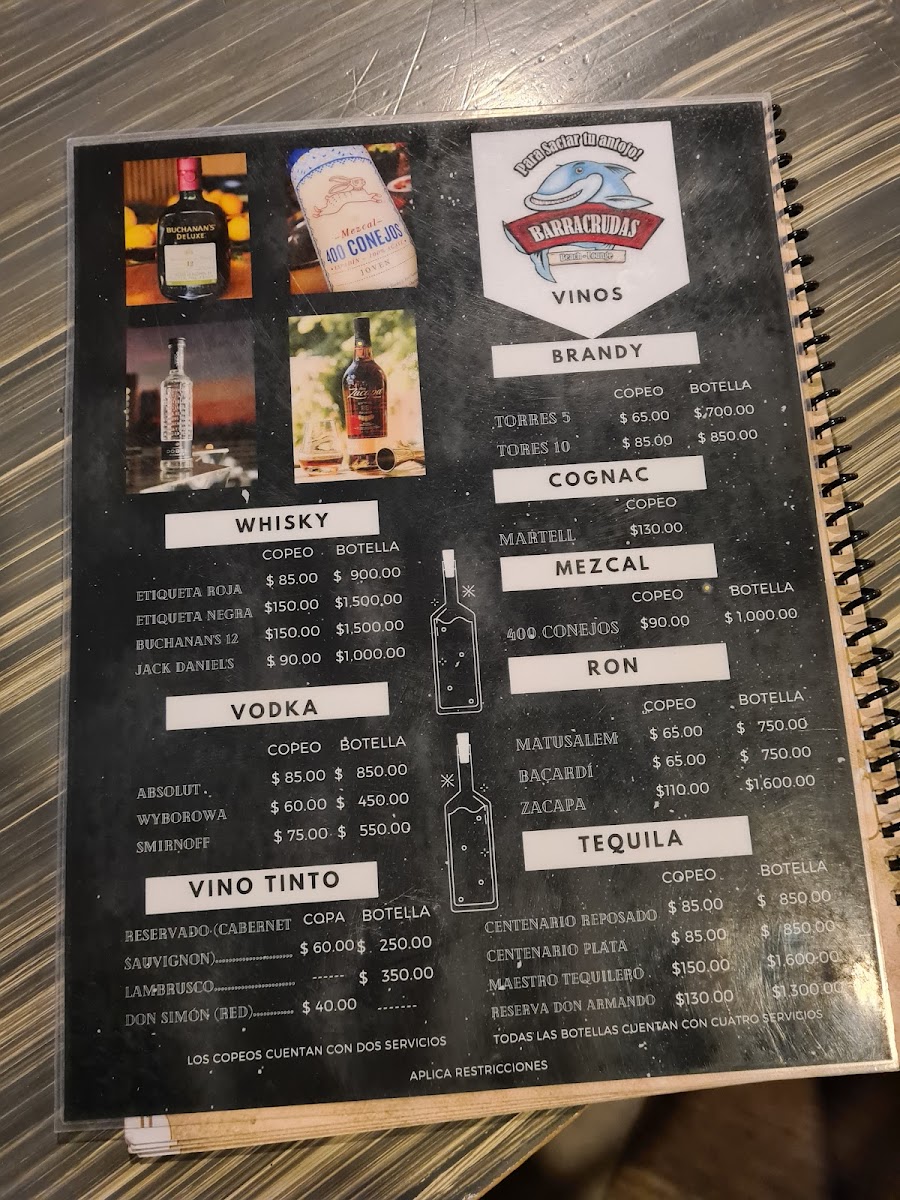 Menu Barracrudas-3