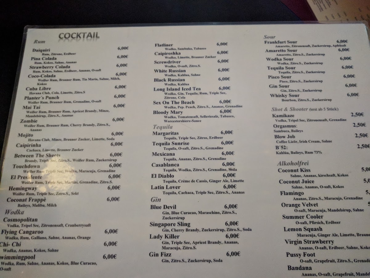 Menu Bar/restaurant Casablanca-3