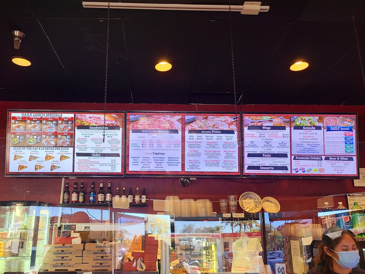 Menu Barro's Pizza-4