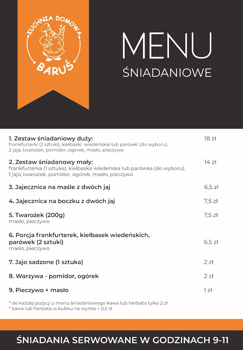 Menu Baruś - Obiady Domowe, Restauracja, Bar, Catering - Pyszne Jedzenie-8