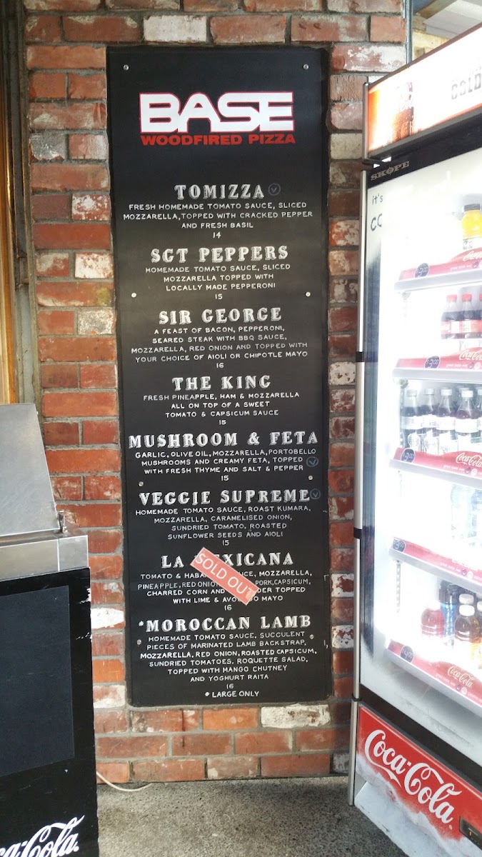 Menu Base Woodfired Pizza - Little High-5