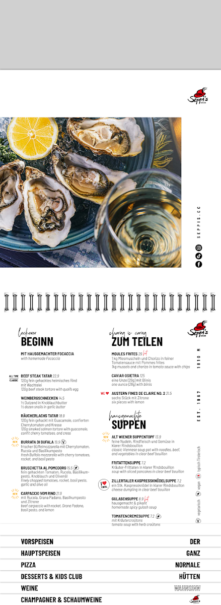 Menu Basecamp Gerlos · Restaurant · Pizzeria · Bar-1