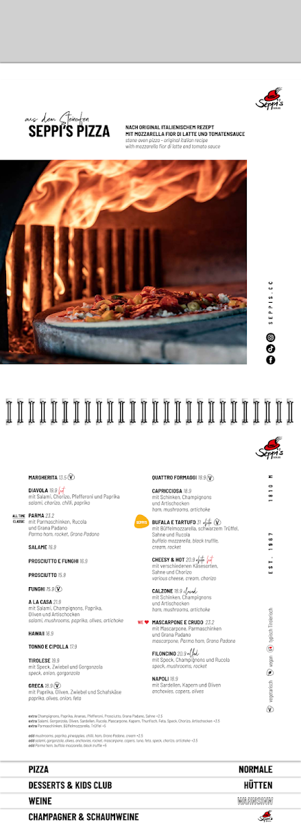 Menu Basecamp Gerlos · Restaurant · Pizzeria · Bar-4