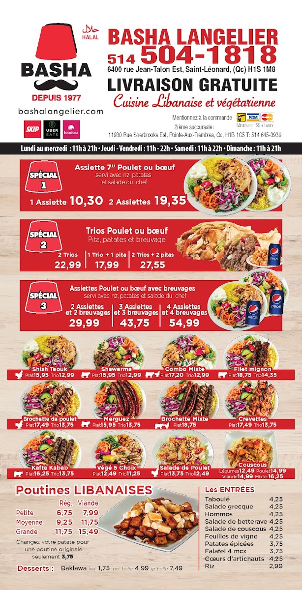 Menu Basha Langelier-1