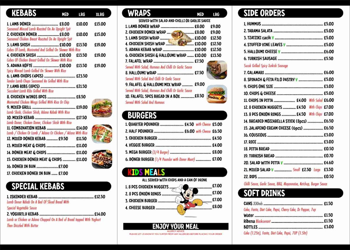 Menu Basildon Turkish Grill-1