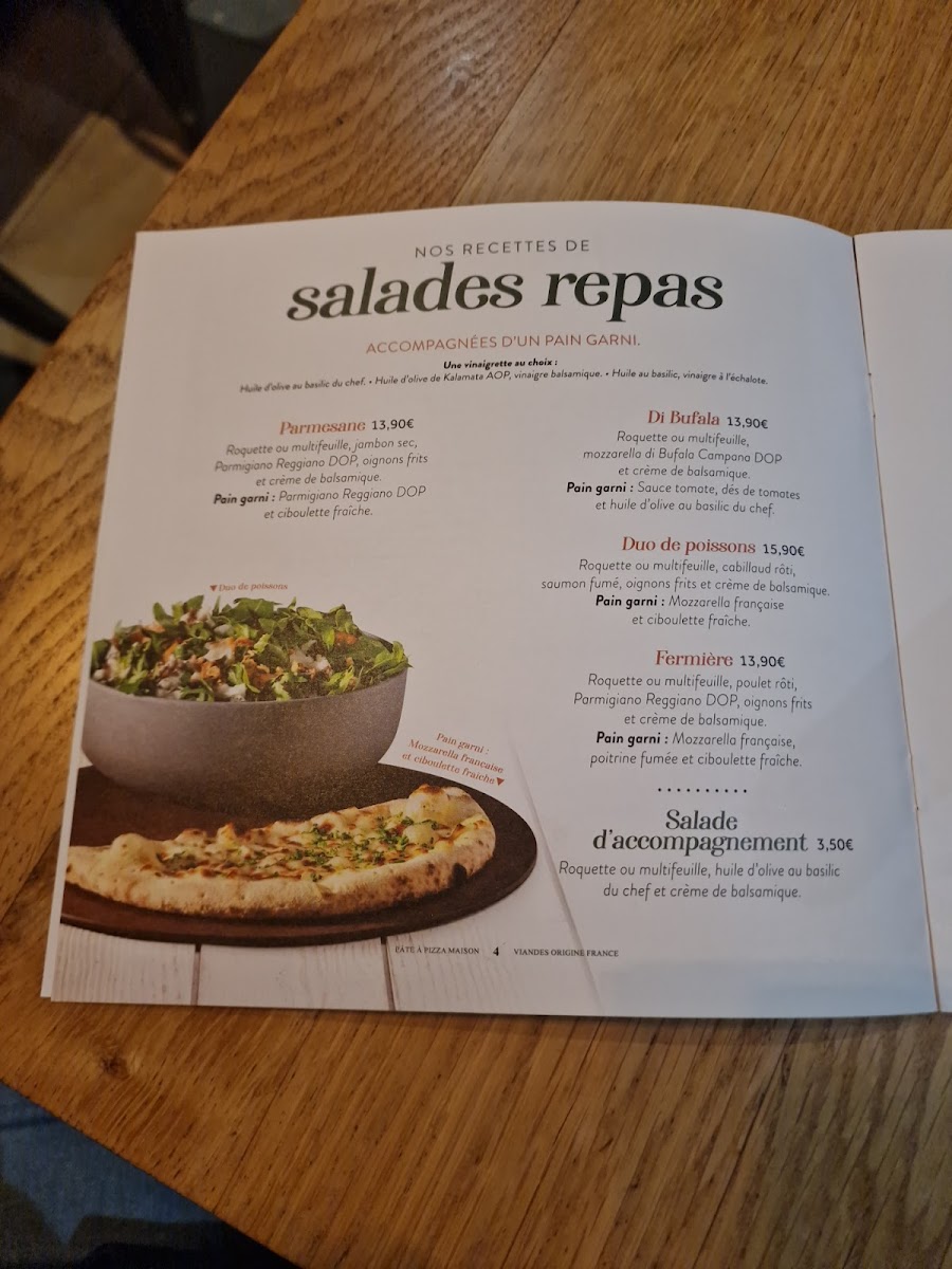 Menu Basilic & Co - Pizzas De Terroirs - Massy-2