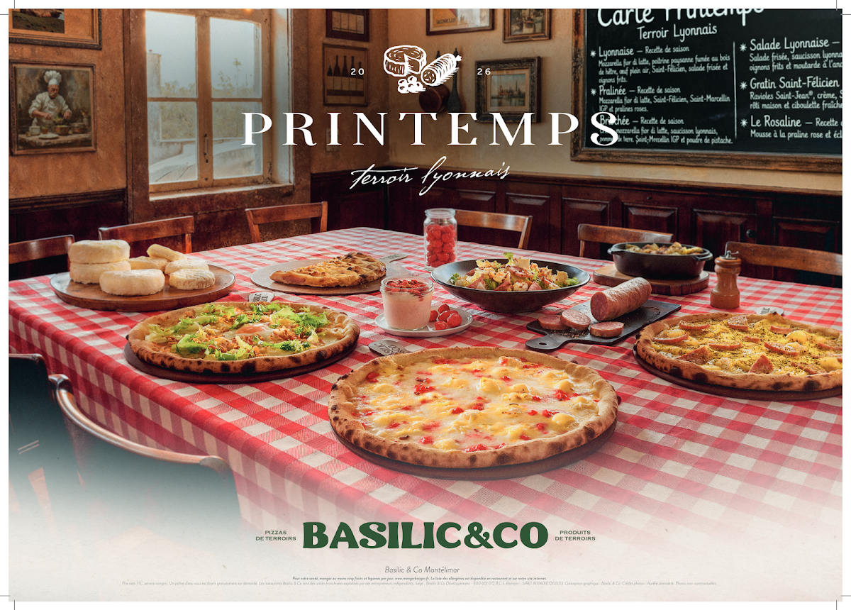 Menu Basilic & Co - Pizzas De Terroirs - Montélimar, Rhône-Alpes-6