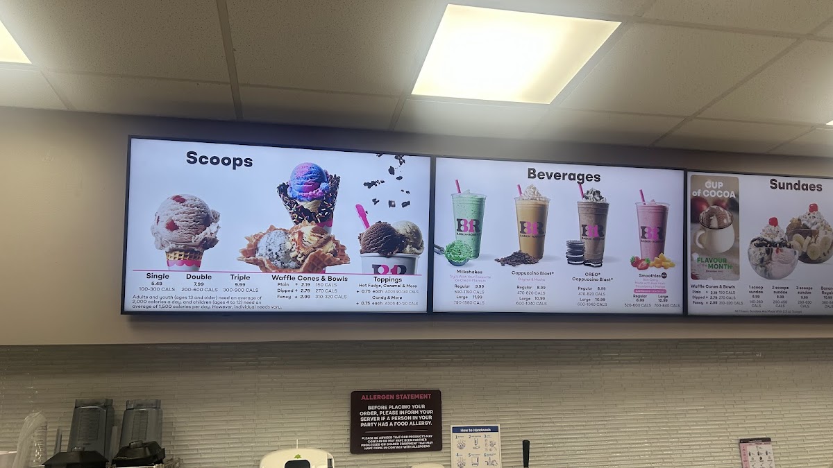 Menu Baskin-Robbins Ice Cream-4