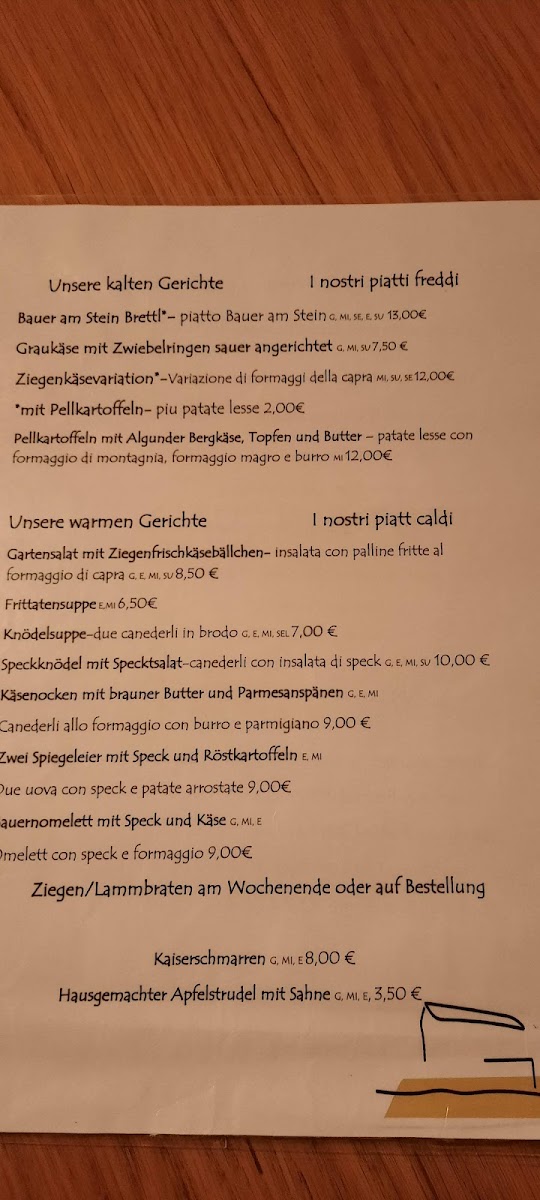 Menu Bauer Am Stein-7