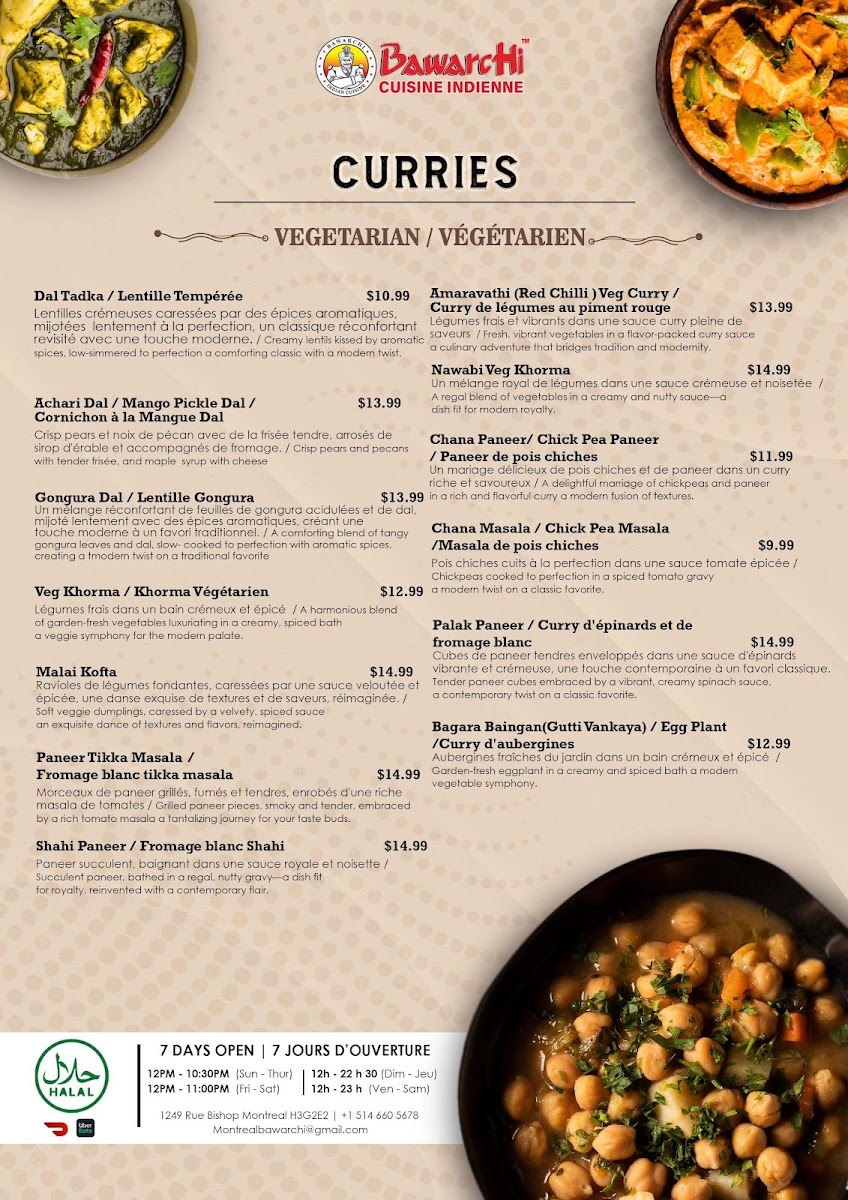 Menu Bawarchi Indian Cuisine-10