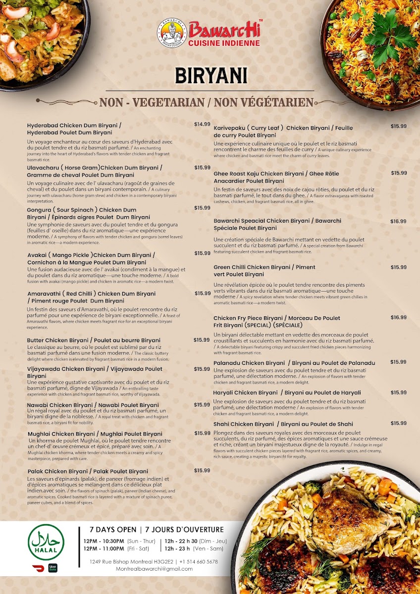 Menu Bawarchi Indian Cuisine-2