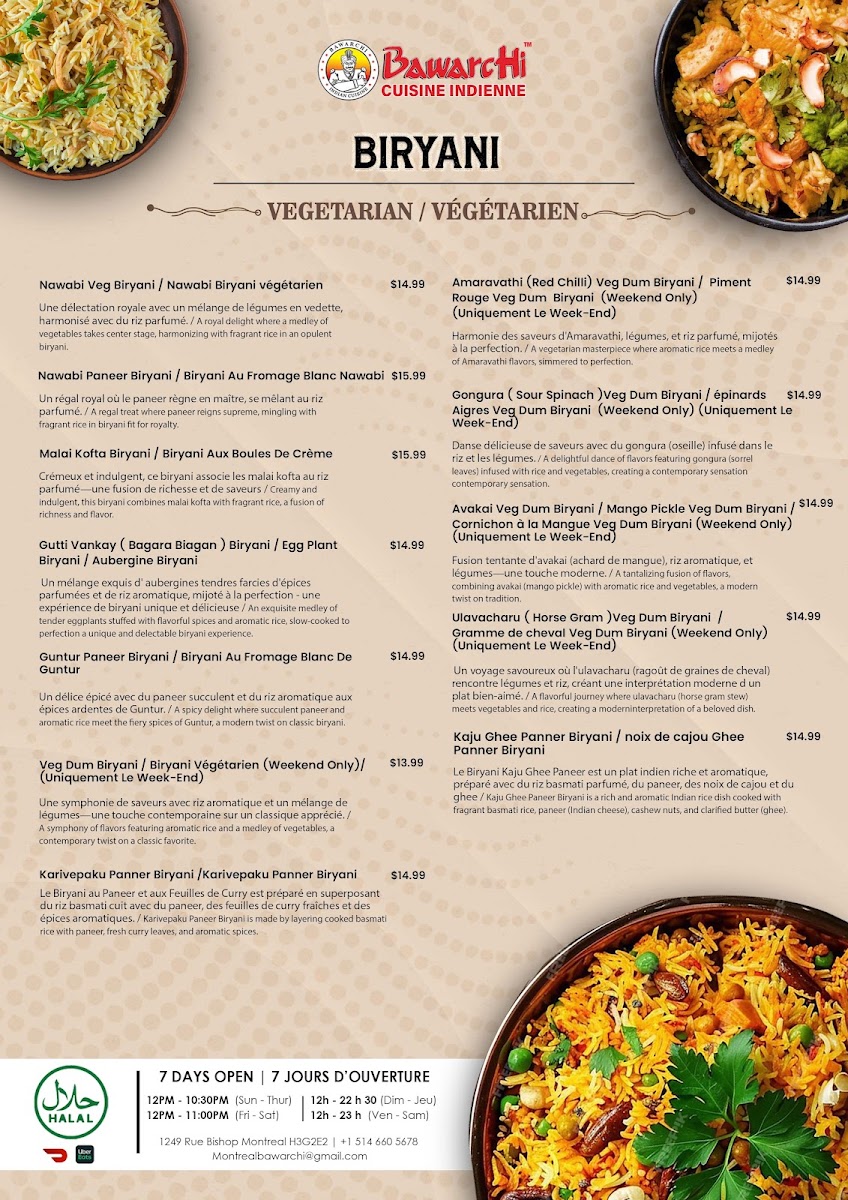 Menu Bawarchi Indian Cuisine-4