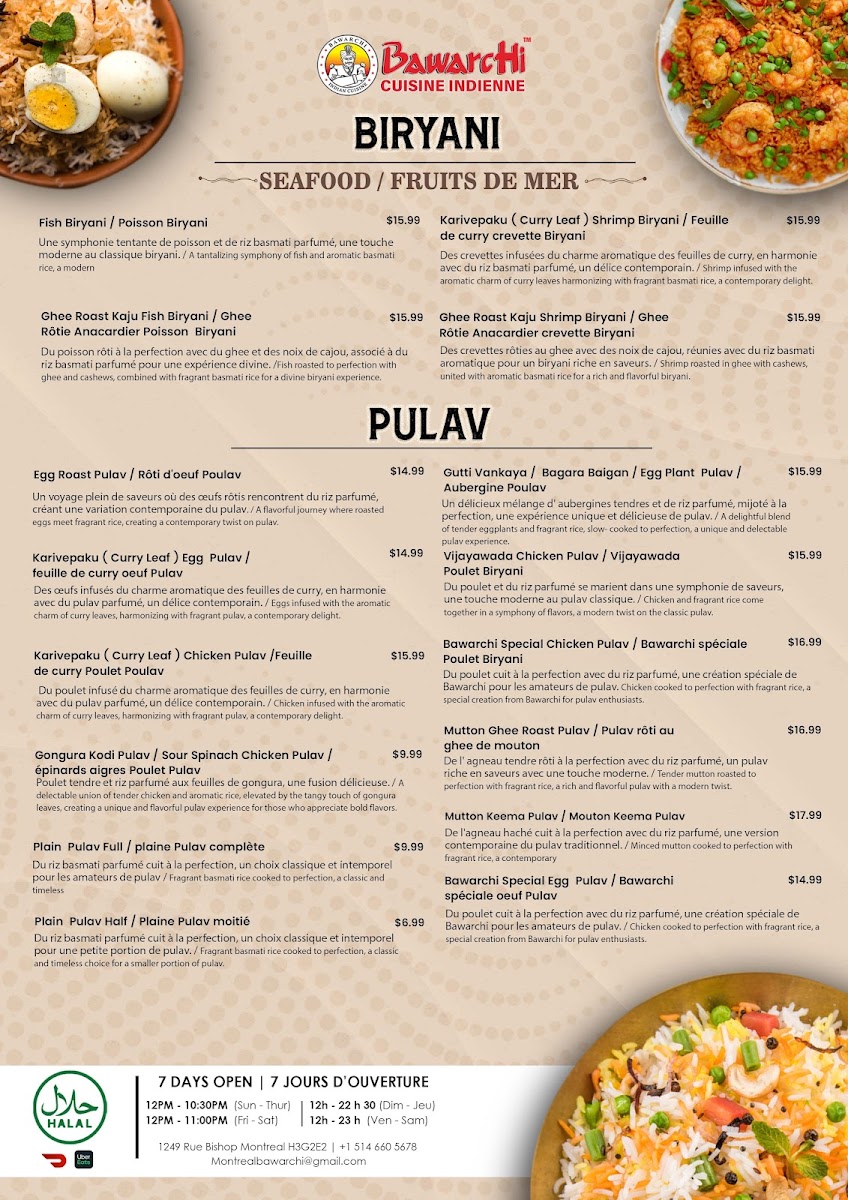 Menu Bawarchi Indian Cuisine-6