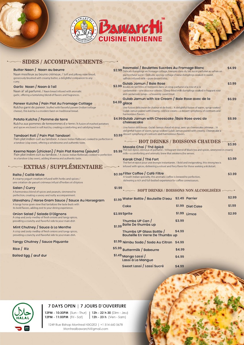 Menu Bawarchi Indian Cuisine-9