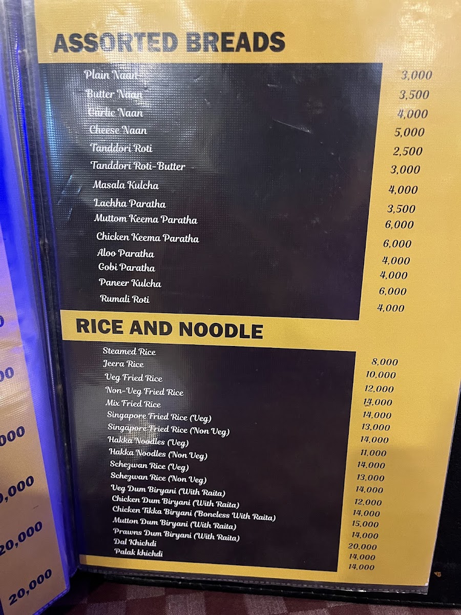 Menu Bawarchi Restaurant - Best Barbeque Restaurant In Dar Es Salaam-10
