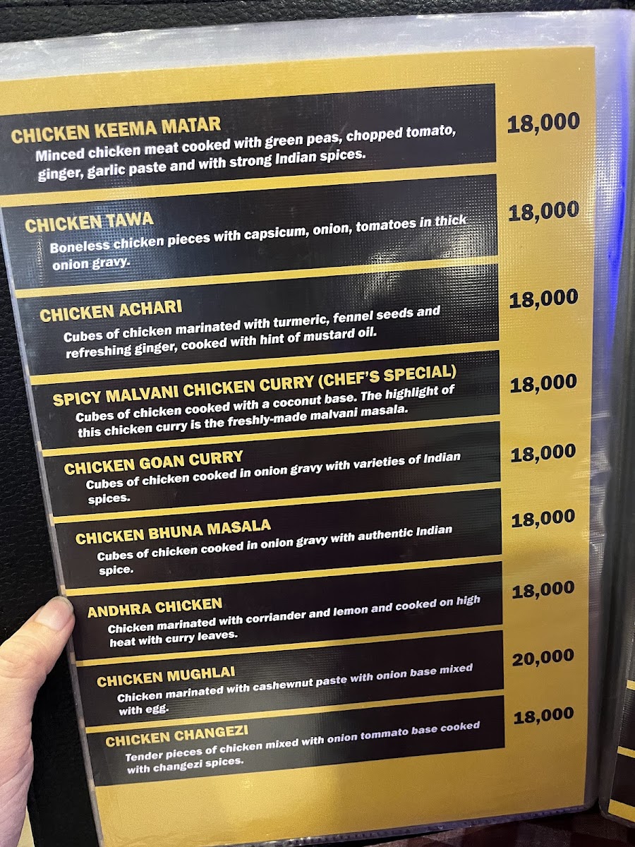 Menu Bawarchi Restaurant - Best Barbeque Restaurant In Dar Es Salaam-2