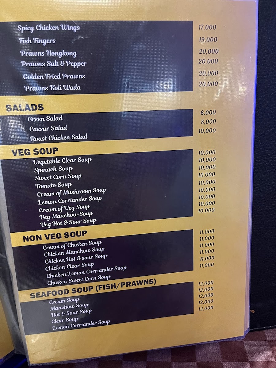 Menu Bawarchi Restaurant - Best Barbeque Restaurant In Dar Es Salaam-7