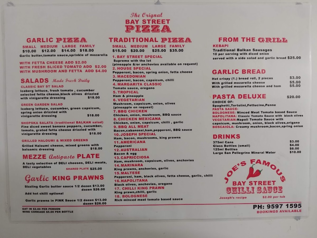 Menu Bay Street Pizza-2