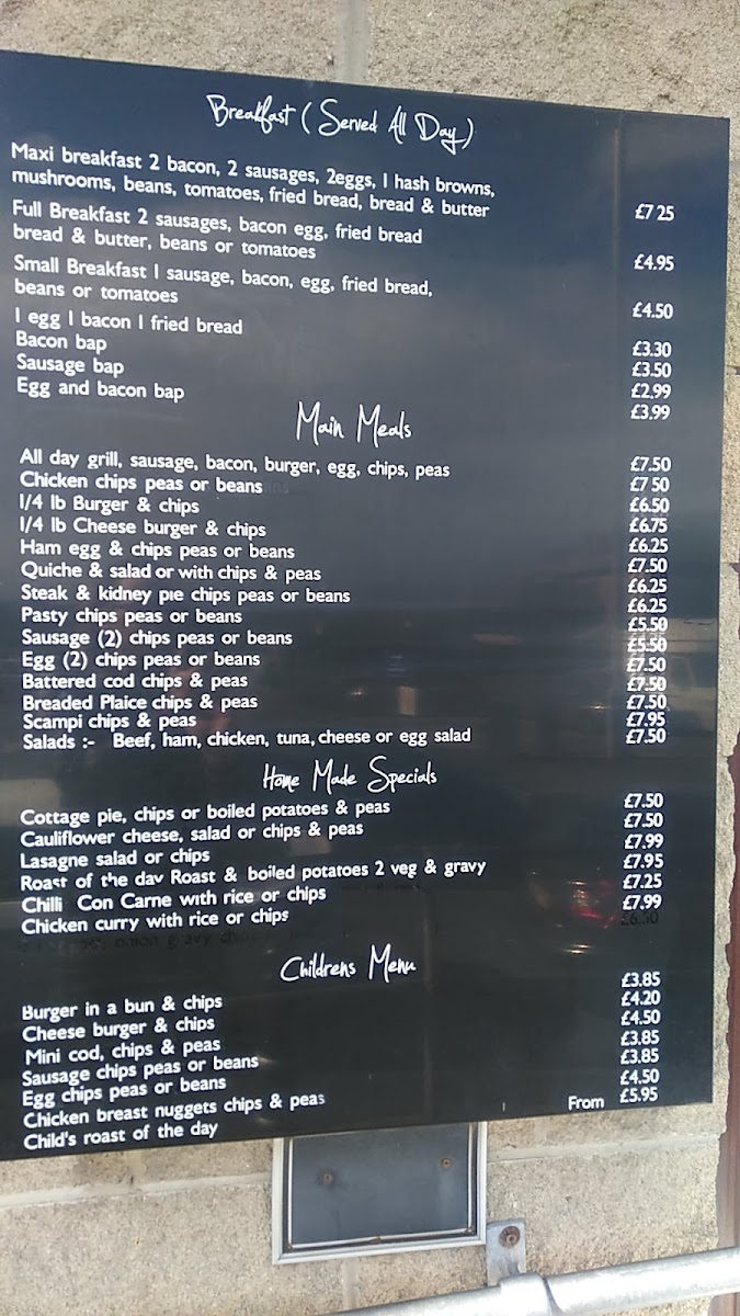 Menu Bay View Cafe-7