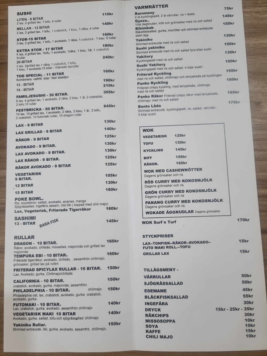 Menu Bayar Sushi & Thai-2