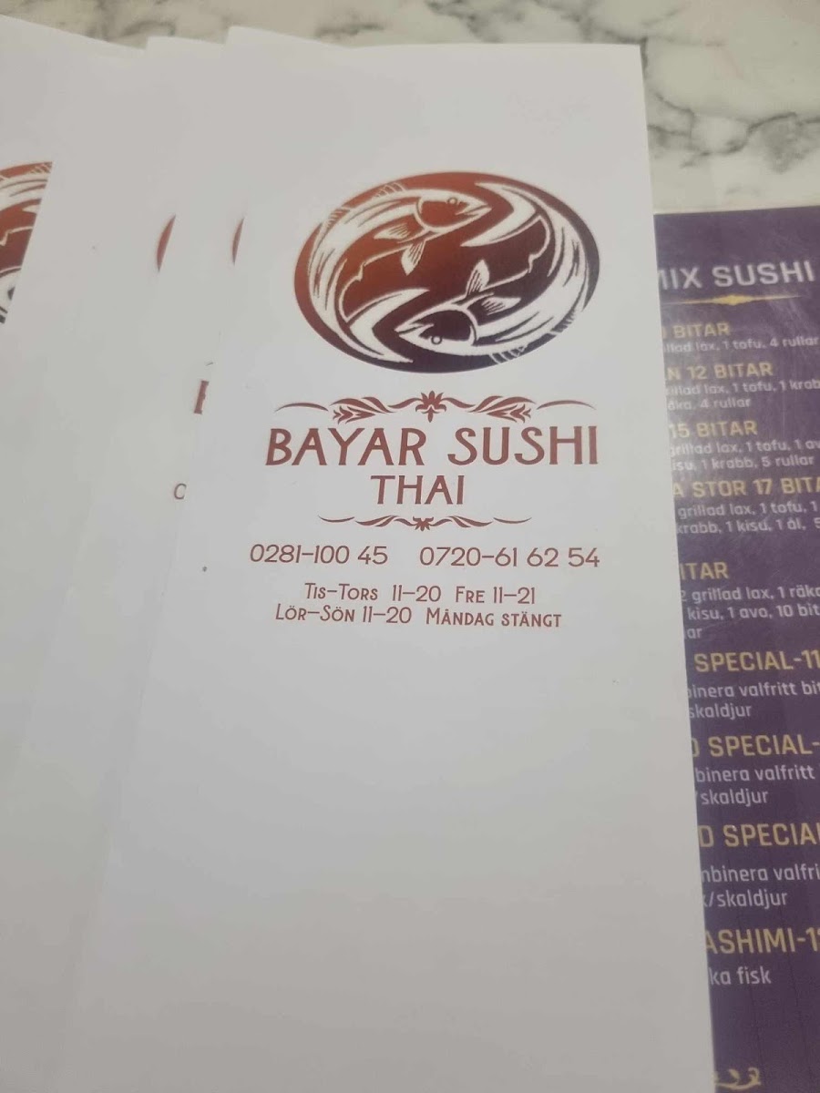 Menu Bayar Sushi & Thai-7