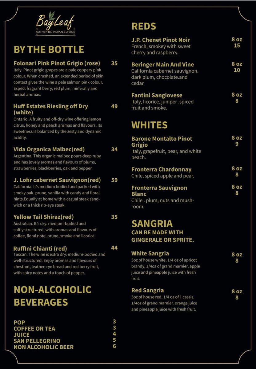 Menu Bayleaf Authentic Indian Cuisine-4