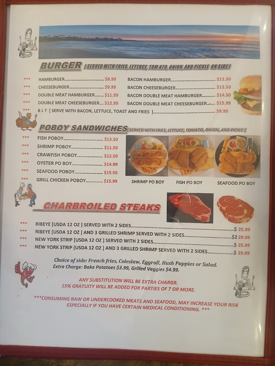 Menu Baytown Seafood Restaurant-5