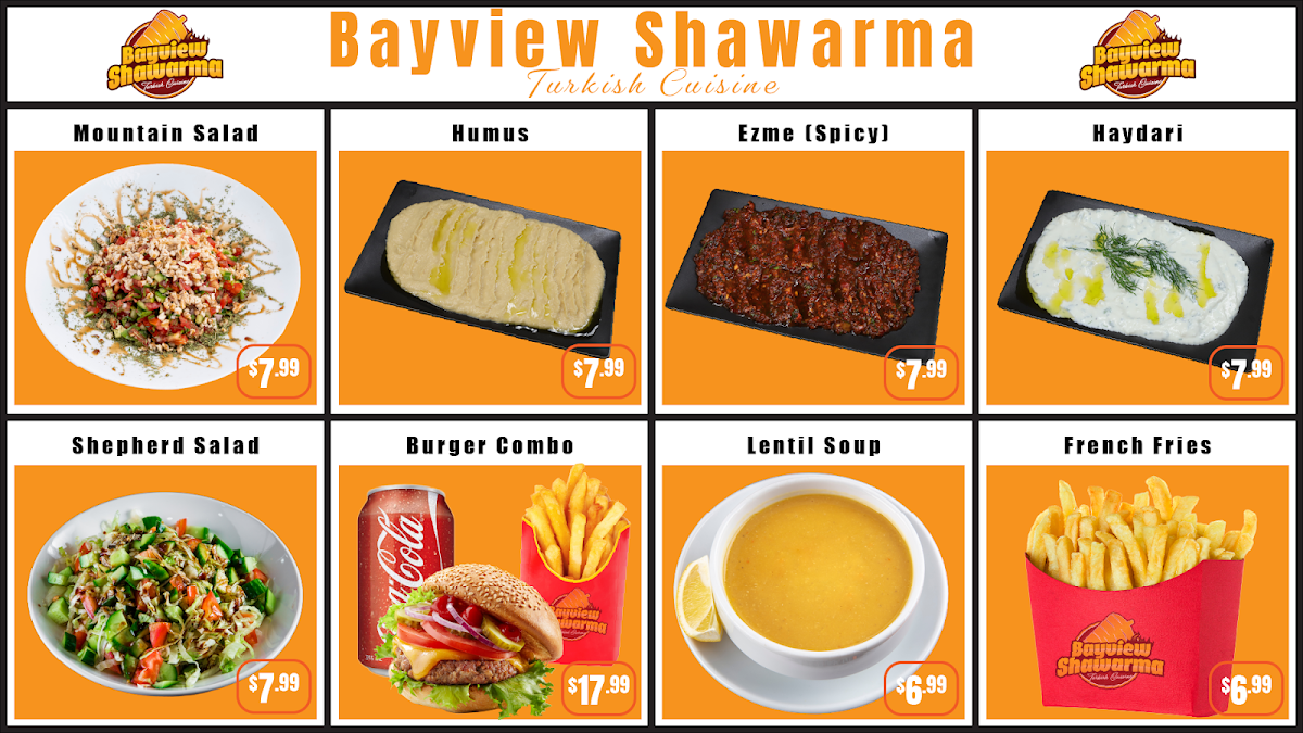 Menu Bayview Shawarma Turkish Cuisine-2