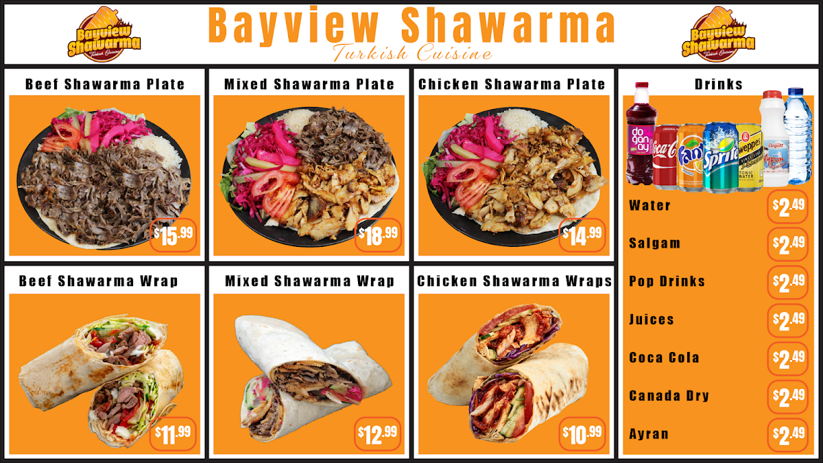 Menu Bayview Shawarma Turkish Cuisine-4