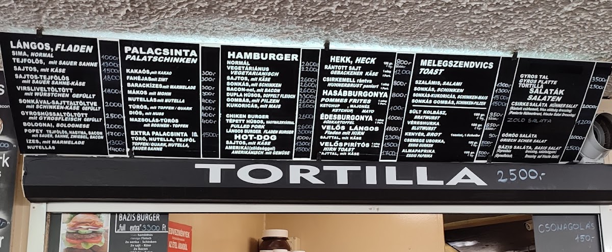 Menu Bázis Büfé-2