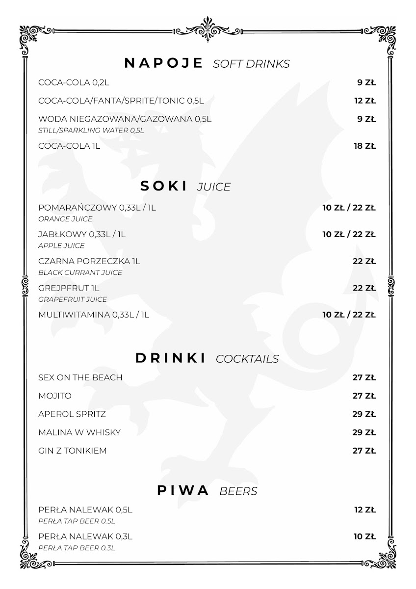 Menu Bazyliszek-5