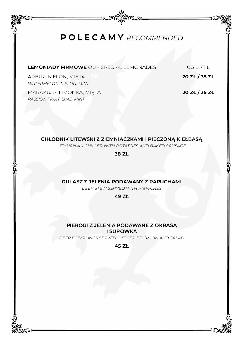 Menu Bazyliszek-8