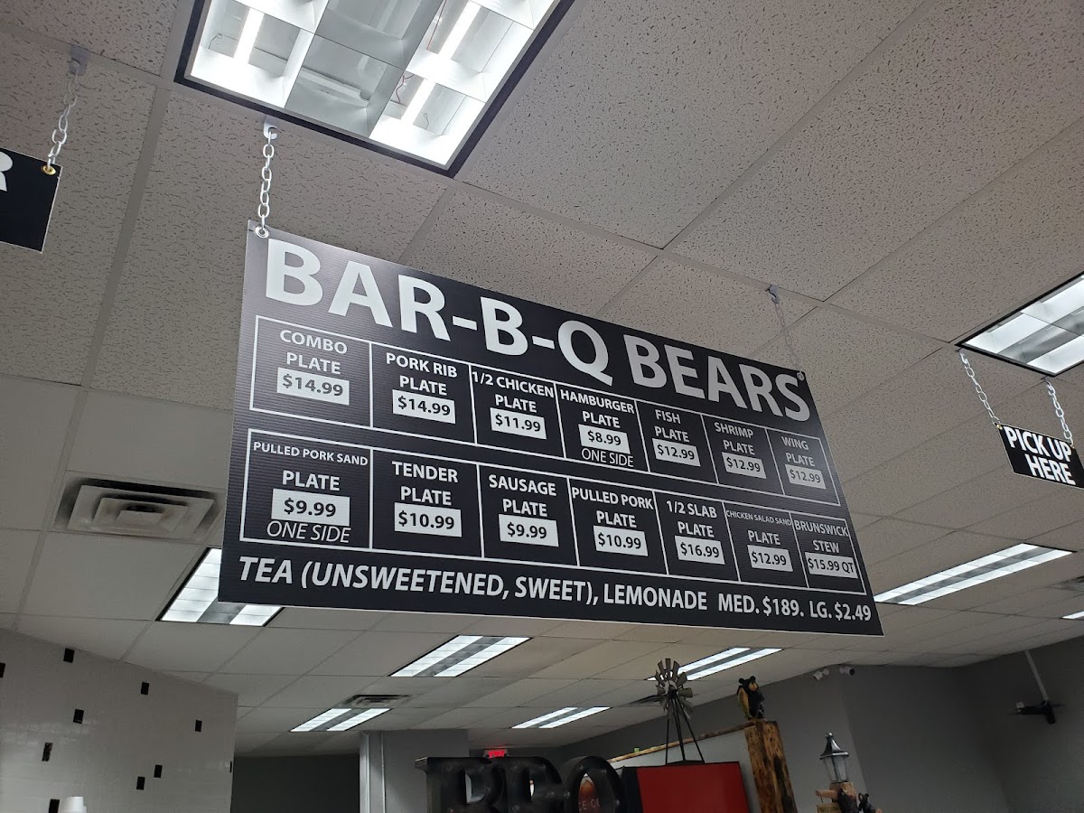 Menu Bbq Bears Restaurant & Catering-3