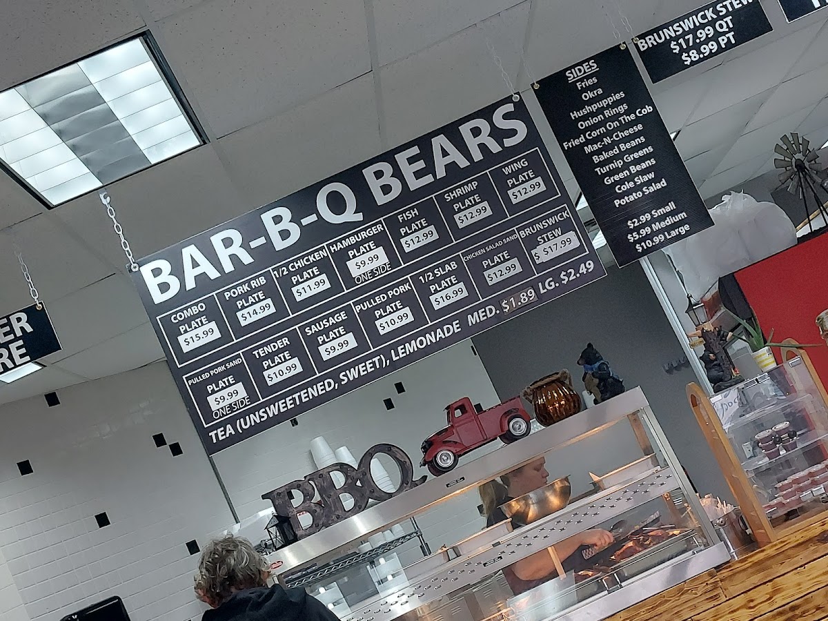 Menu Bbq Bears Restaurant & Catering-4