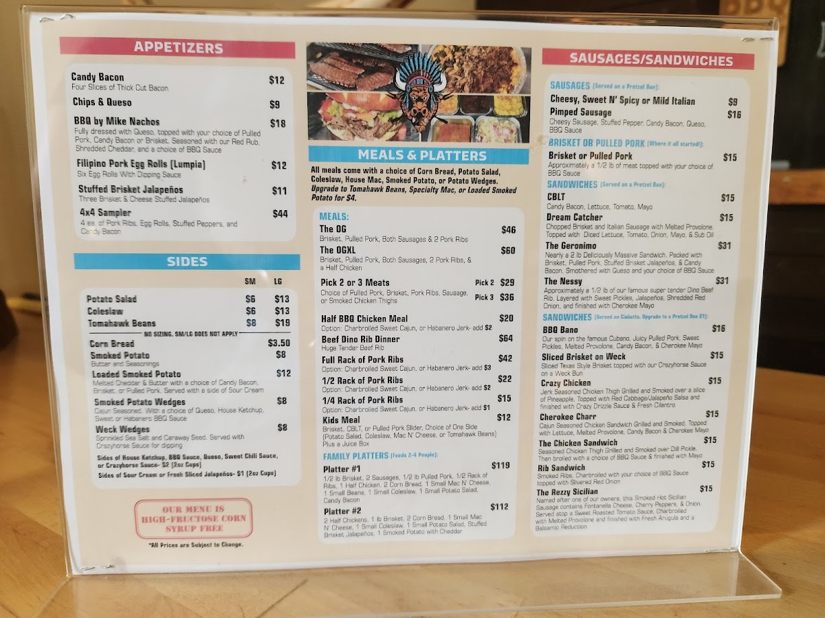 Menu Bbq By Mike-3