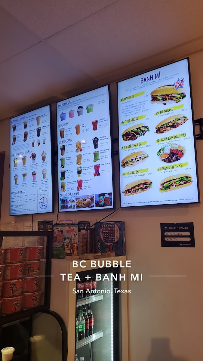 Menu Bc Bubble Tea And Bánh Mì-3