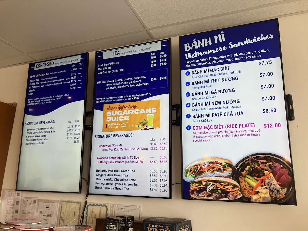 Menu Bc Bubble Tea And Bánh Mì-4