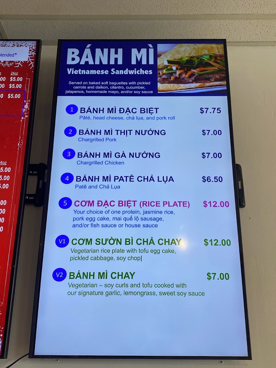 Menu Bc Bubble Tea And Bánh Mì-5