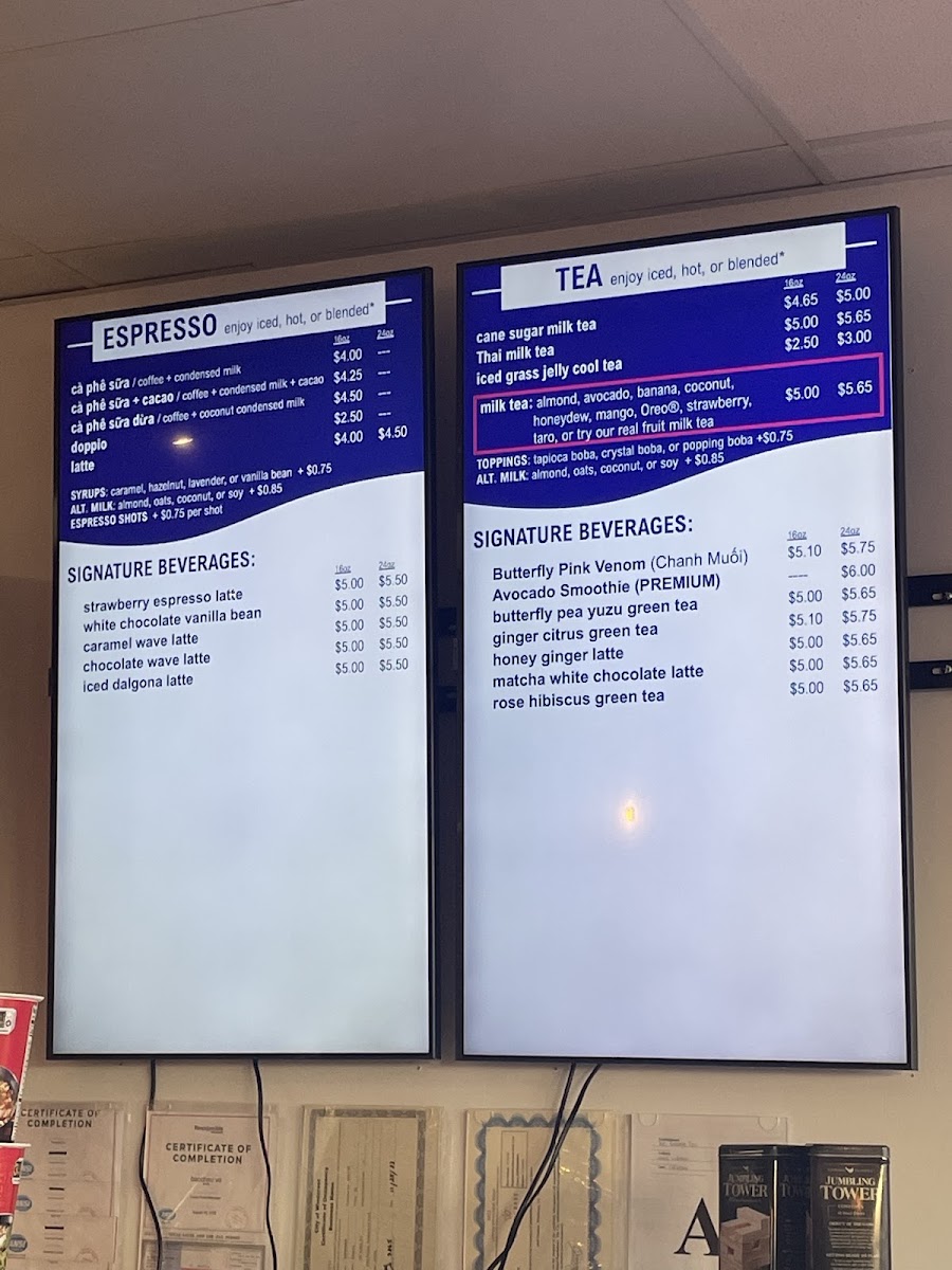 Menu Bc Bubble Tea And Bánh Mì-6